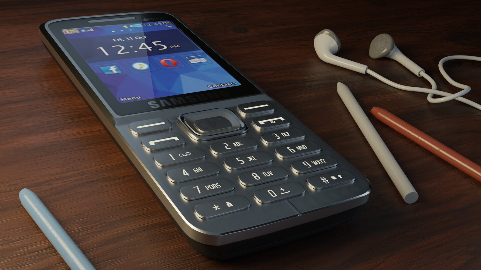 Top Slim Button Phone